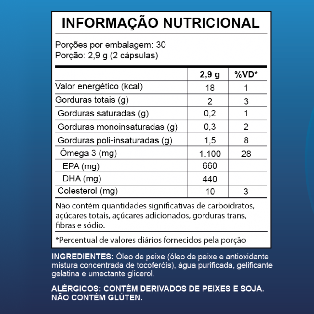 Tabela Nutricional