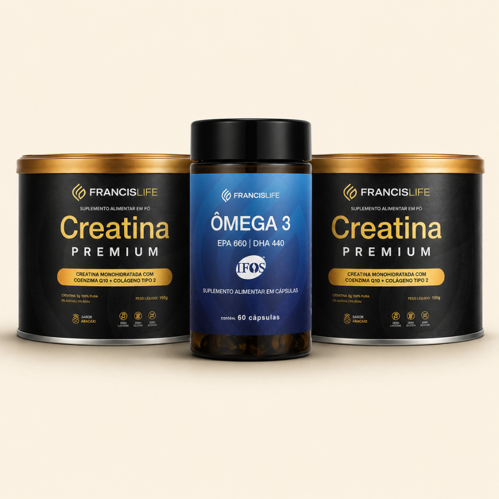 2 CREATINAS + 1 ÔMEGA 3